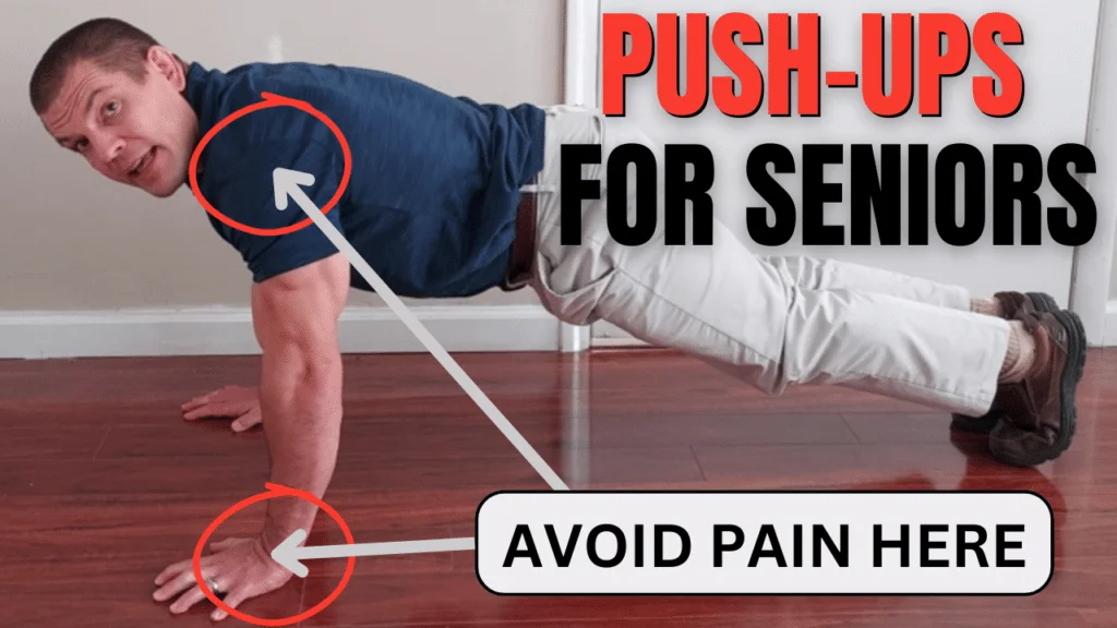 modify pushups for senior wrist pain