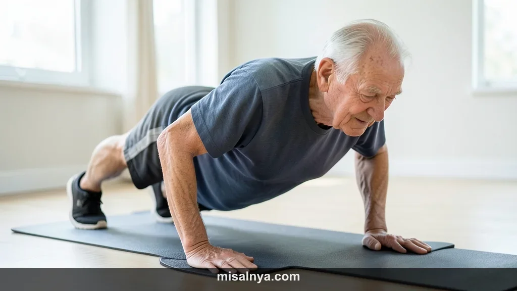 adapt pushups for senior elbow pain