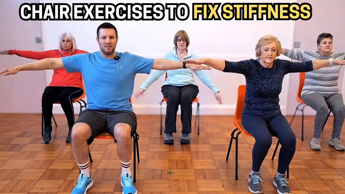 Morning Chair Exercises For Seniors | Reduce Stiffness & Boost Mobility ...