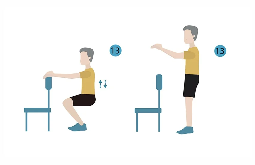 Bonnie's Books: Modified squats for seniors