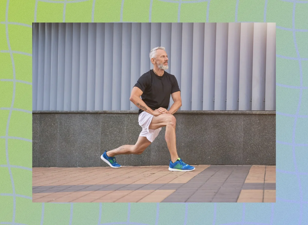 modify lunges for senior knee problems