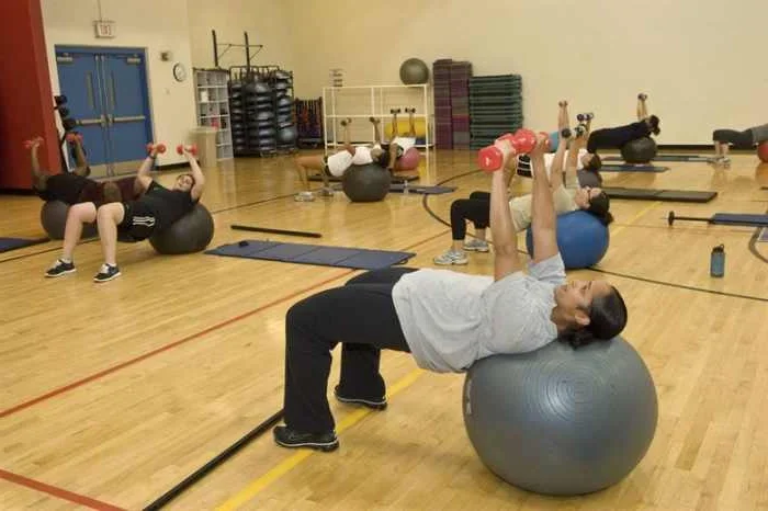 stability ball exercises senior joint calisthenics 3