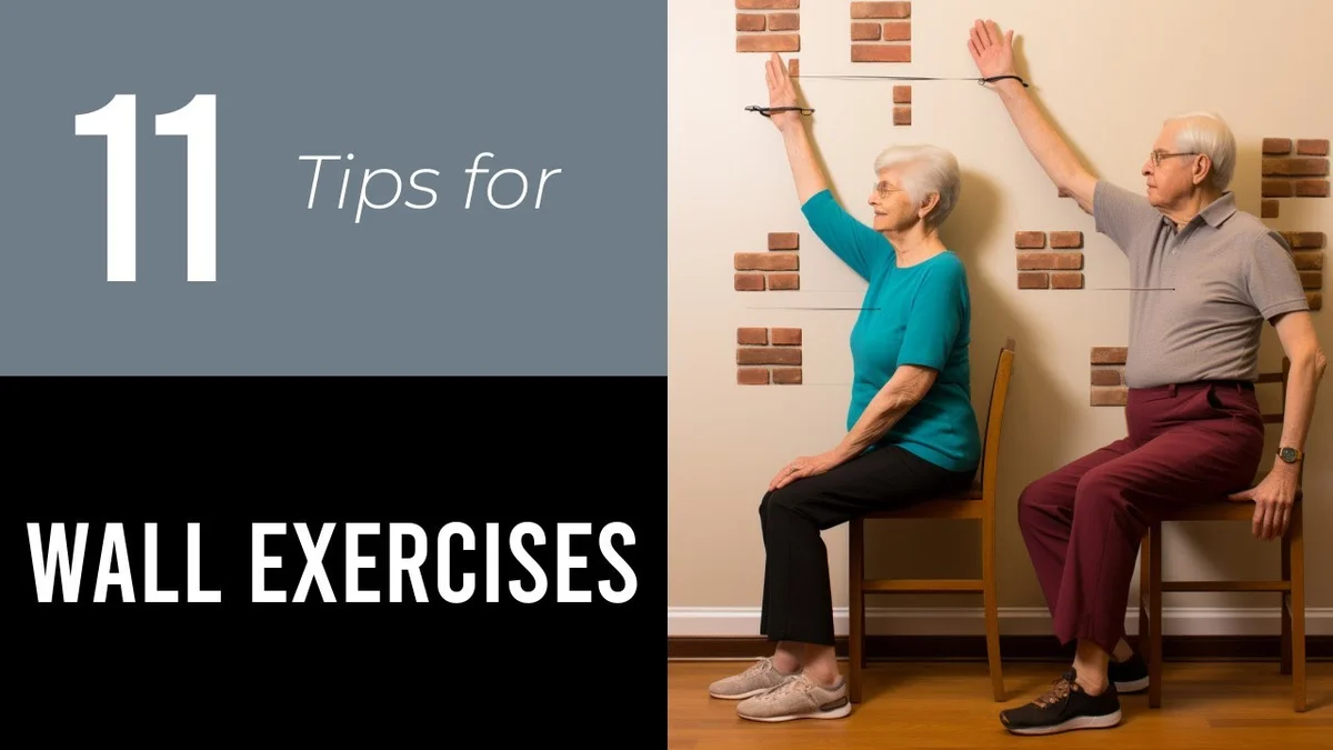 11 Tips On Wall Exercises For Seniors - YouTube